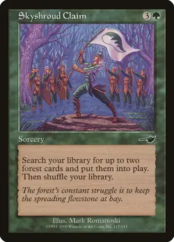 MTG Skyshroud Claim ** Nemesis ** English - Image 1