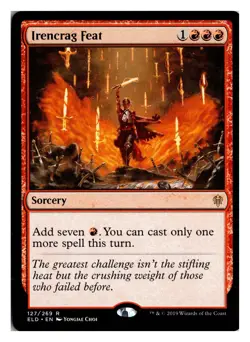 Irencrag Feat 127 R Throne of Eldraine NM - Image 1