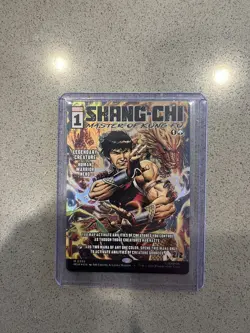 x1 Shang-Chi, Master of Kung Fu - Borderless (0396) - Foil M MTG Marvel Super He - Image 1