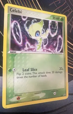 2005 POKEMON BLACK STAR PROMOS #29 CELEBI HOLO - Image 5