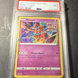 Pokemon Deoxys Prerelease Promo Holo SWSH170 PSA 9 Sword & Shield - Image 1