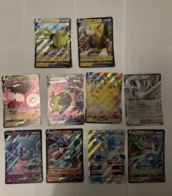Joblot 10 Jumbo Oversized Pokemon Cards Bundle Morpeko V-Union Pikachu SWSH286 - Image 1