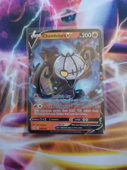 Pokemon TCG Chandelure V Fusion Strike 039/264 Holo Ultra Rare - Image 1