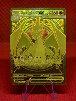 🔥 Mega Charizard Y ex 294/217 Gold Mega Hyper Rare Ascended Heroes Pokemon 🔥 - Image 1
