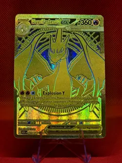 🔥 Mega Charizard Y ex 294/217 Gold Mega Hyper Rare Ascended Heroes Pokemon 🔥 - Image 4