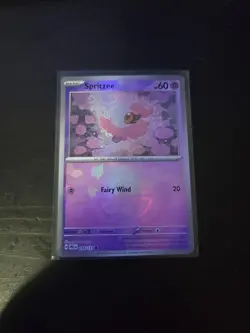 Spritzee 038/131 Poke Ball Pokemon TCG SV: Prismatic Evolutions NM - Image 1