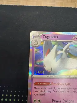 Togekiss - SVP038 - Pokemon Scarlet & Violet Promo STAFF Ultra Rare Holo Card NM - Image 2