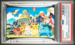 PSA 10 1998 POKEMON CENTER PHONE CARD PIKACHU'S VACATION HORIZONTAL - Image 1