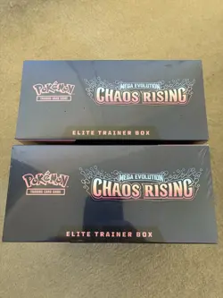 Pokemon TCG Chaos Rising ETB Factory Sealed Brand New X2 - Image 3