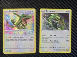 Vivid Voltage Rayquaza 138/185 Amazing Rare Pokemon NM+ Sea&Sky Cosmos SWSH029 - Image 1