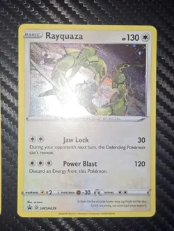 Vivid Voltage Rayquaza 138/185 Amazing Rare Pokemon NM+ Sea&Sky Cosmos SWSH029 - Image 4