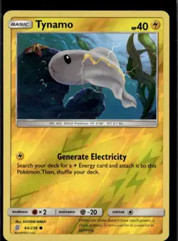 Pokemon Tynamo 64/236 Unified Minds Reverse Holo Common - Image 1