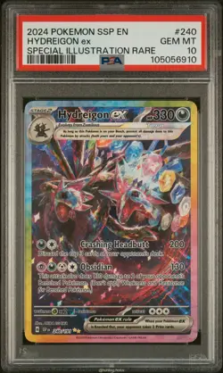 Hydreigon EX 240/191 PSA 10 Ssp En Surging Sparks Alt Art Pokemon - Image 1