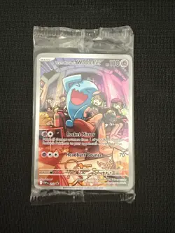 Pokemon TCG Team Rockets Wobbuffet 203 Destined Rivals ETB Promo, Sealed - Image 1