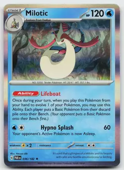 Milotic 036/182 Rare Paradox Rift Pokemon Holo Near Mint - Image 1