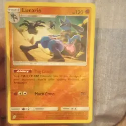 Lucario 117/236 Reverse Holo Rare Unified Minds Pokemon NM - Image 1