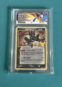 Pokemon TCG Greninja Gold Star Promo Celebrations ACE 9 Graded Mint Card 25th - Image 1