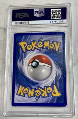 Pokemon 1999 Base Set Grass Energy 99/102 PSA 10 Common Regular Wizards - Image 2