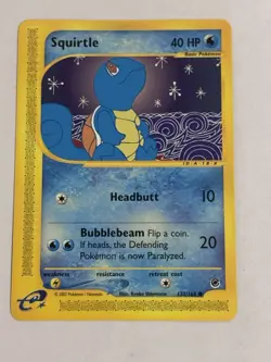 Pokemon TCG Squirtle Expedition 132/165 NM - Image 1