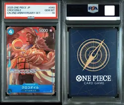PSA 10 Crocodile OP07-040 CN 2nd Anniversary 2025 ONE PIECE Card Japanese - Image 1