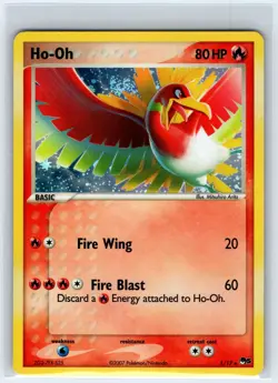 Ho-Oh 1/17 Rare POP Series 5 Pokemon Holo Lightly Played - Image 1