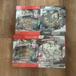 2 Pack Pokemon TCG: Scarlet & Violet-White Flare Binder Collection and Unova - Image 1