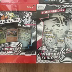 2 Pack Pokemon TCG: Scarlet & Violet-White Flare Binder Collection and Unova - Image 2
