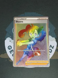 Pokemon TCG Shauna 278/264 Secret Rainbow Rare Fusion Strike Near Mint - Image 1