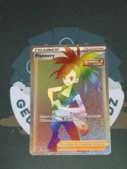 Pokemon TCG Flannery 215/198 SWSH06 Chilling Reign Secret Rainbow Trainer NM/M - Image 1