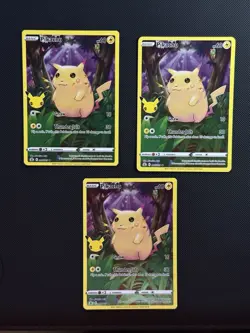 Pokemon Pikachu TCG Celebrations Card 005/025( Lot Of 3) - Image 1