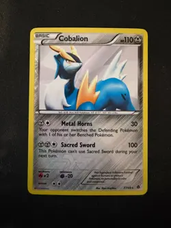 Cobalion 77/98 Reverse Holo Rare Emerging Powers Pokemon TCG - LP+ - Image 1