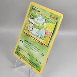 Bulbasaur 44/102 Base Set Unlimited 1999 Wizards of the Coast Regular Pokemon NM - Image 2