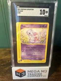 MEW 2002 Pokemon Expedition Non-HOLO #55 Rare SGC 10 GEM MT Perfect Condition.. - Image 2