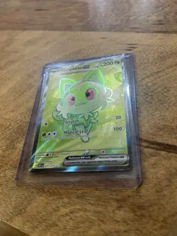 Pokemon TCG, Sprigatito EX 251/217 Ultra Rare Full Art, Ascended Heros, NM-MINT - Image 4