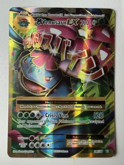Pokemon Co M Venusaur EX 100/108 Evolutions Ultra Rare Full Art Holo Eng - Image 1
