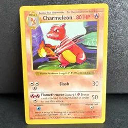 Wizards of the Coast Pokemon TCG Charmeleon Base Set 24/102 Uncommon Shadowless - Image 1