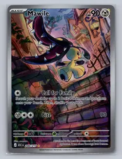 MAWILE 246/217 ILLUSTRATION RARE ASCENDED HEROES POKEMON Holo NM - Image 1