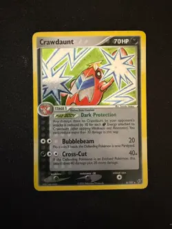 Crawdaunt #6/107 EX - Deoxys 2005 Rare Holo LP Pokemon TCG - Image 1