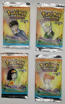 Pokemon Gym Heroes 1st Edition Booster Pack - Sealed & Unweighed - Pick Your Art 742818062121 - Image 1