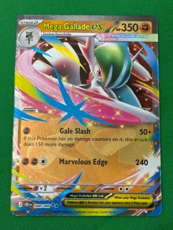 Mega Gallade ex 48/86 Double Rare Pokemon Chaos Rising ME04 NM - Image 1
