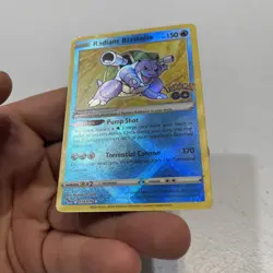 Pokemon TCG Radiant Blastoise 018/078 Pokemon GO Radiant Rare Holo - Image 3