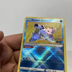 Pokemon TCG Radiant Blastoise 018/078 Pokemon GO Radiant Rare Holo - Image 4