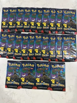 24 Pokemon TCG Trick or Trade 2024 Mini Booster Packs Sealed Halloween Lot - Image 1