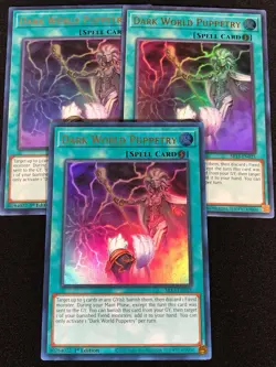 Yugioh Dark World Puppetry SR13-EN025 1st Ultra x3 (NM) - Image 1