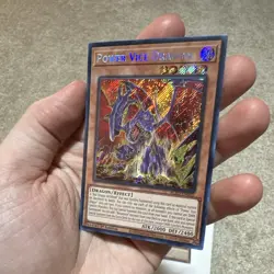 Konami Yu-Gi-Oh! Power Vice Dragon BLZD-EN002 Secret Rare Foil 1st Ed - Image 1