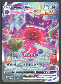 Pokemon TCG: Gengar VMAX 271/264 Fusion Strike Alternate Art - Image 1