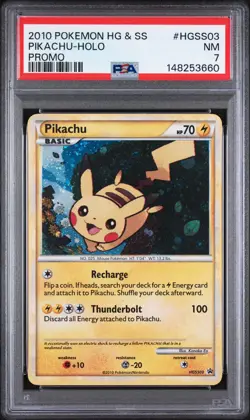 Pikachu - Pokemon HGSS Promos #HGSS03 PSA 7.0 - Image 1