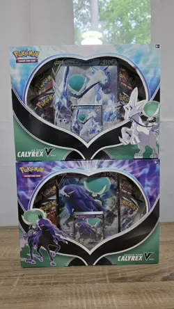 Set of 2! Pokemon TCG Calyrex V Boxes Ice Rider & Shadow Rider - Factory Sealed - Image 1