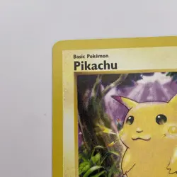 Pikachu Yellow Cheek 58/102 Shadowless LP Common WOTC Pokemon TCG Vintage - Image 3