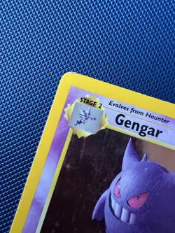 Gengar 5/62 First Edition Fossil Holo Pokemon - Image 4
